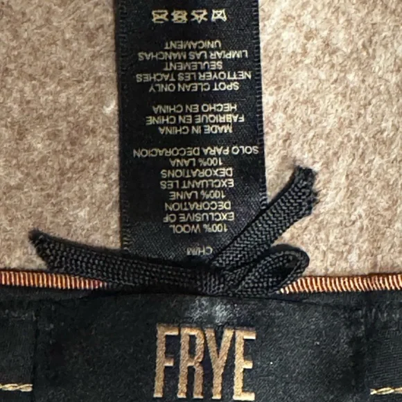 🧢 Frye Felt Tall Crown Fedora – Tumbleweed Tan – Size M/L New - Picture 6 of 6